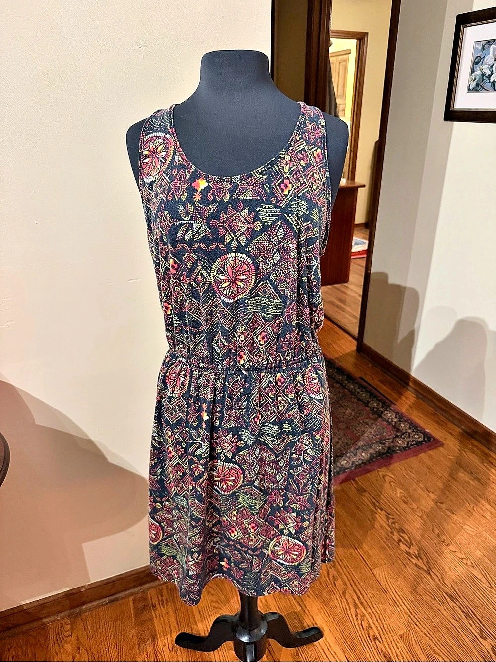 Patagonia Printed Mini Dress Size Large Like New
